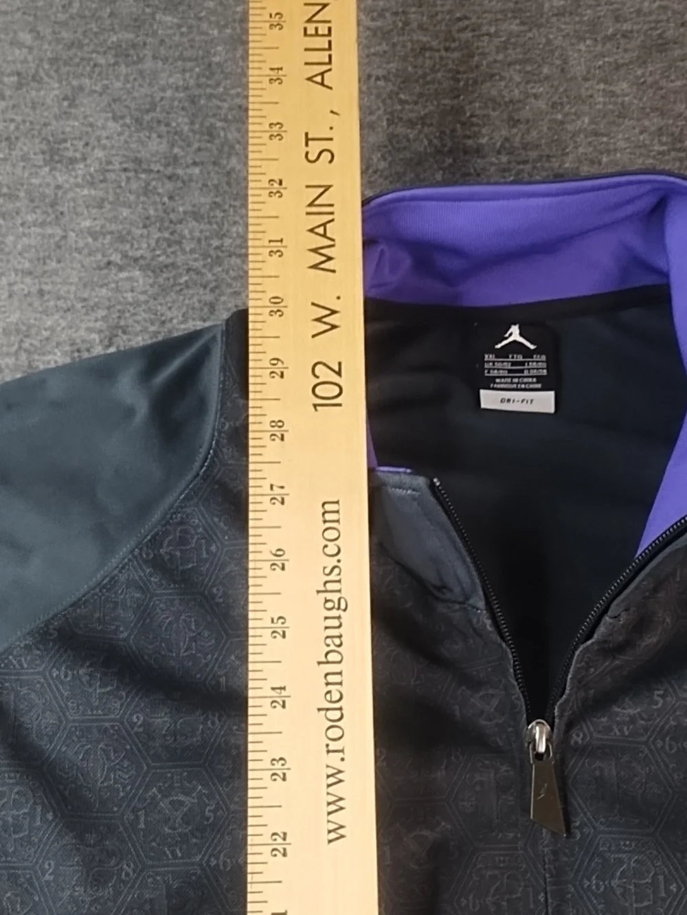 Jordan Jump man Men’s Black & Purple Full-Zip Track Jacket